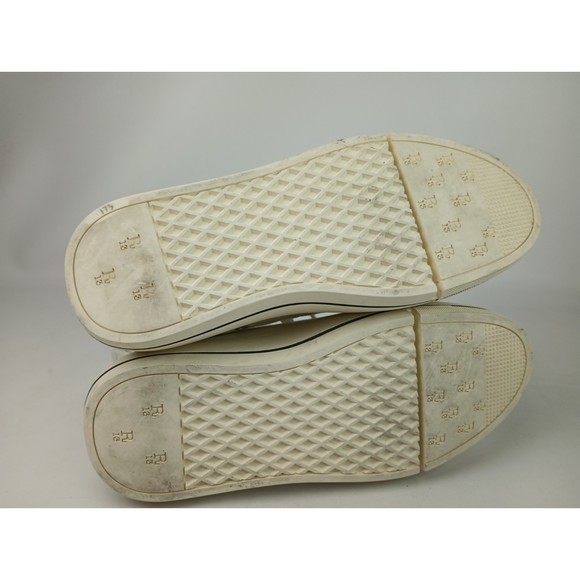 R13 Women's White Platform High Top Canvas Sneakers Shoes Size 10 - Picture 7 of 7